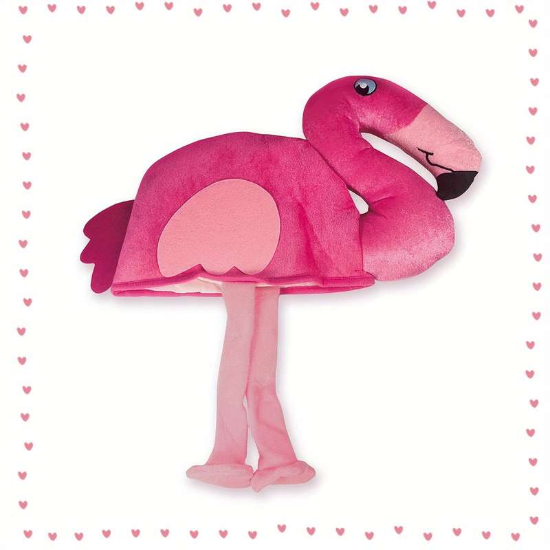1pc Flamingo Party Hat Soft Cute Animal Costume Accessory for Carnival Birthday Bachelore