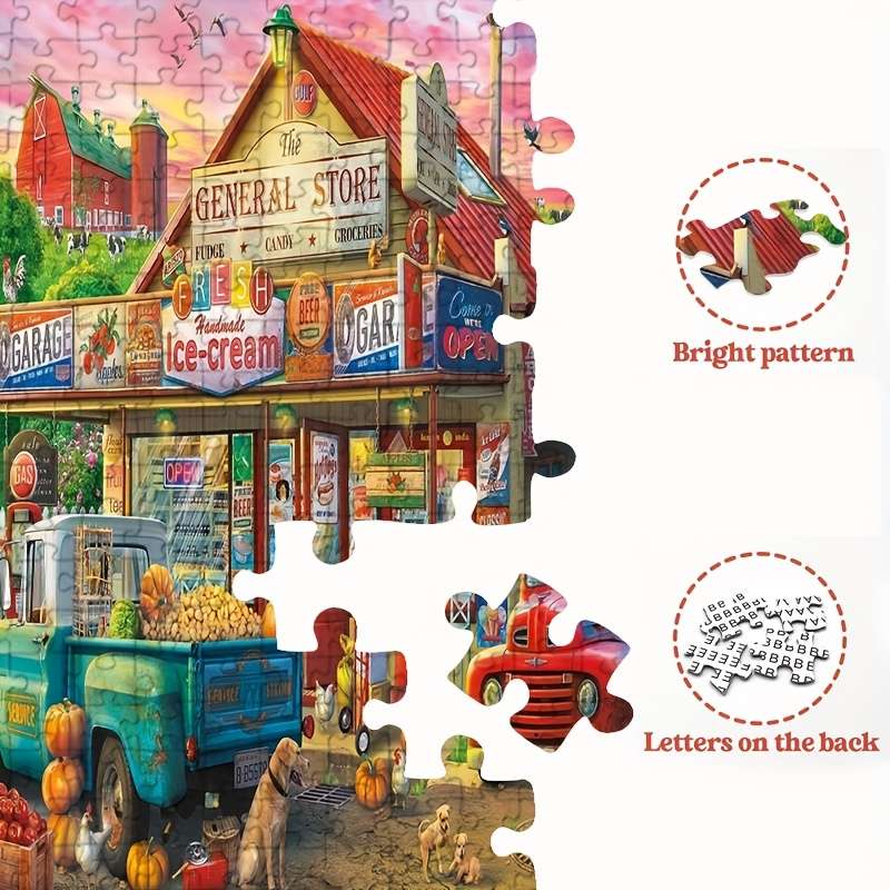 1000 Piece Paper Jigsaw Puzzle For Adults 38.0x26.01cm High-Difficulty