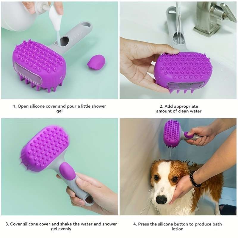 1pc Purple Pet Comb