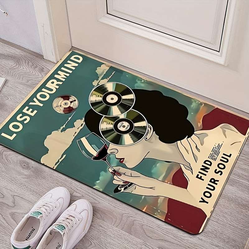 1Pc Blue 19.69x31.49inch 50x80cm Floor Mat