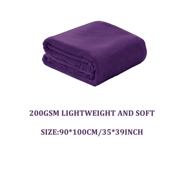 1ps Blanket Color Bright Red size 200x230cm