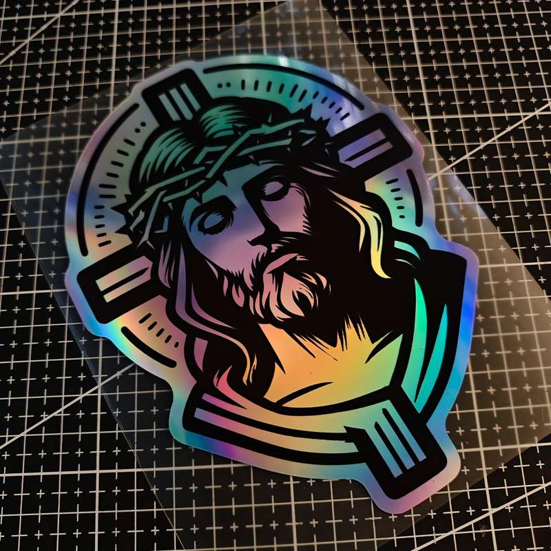 1pc  Jesus Christian Themed Stickers