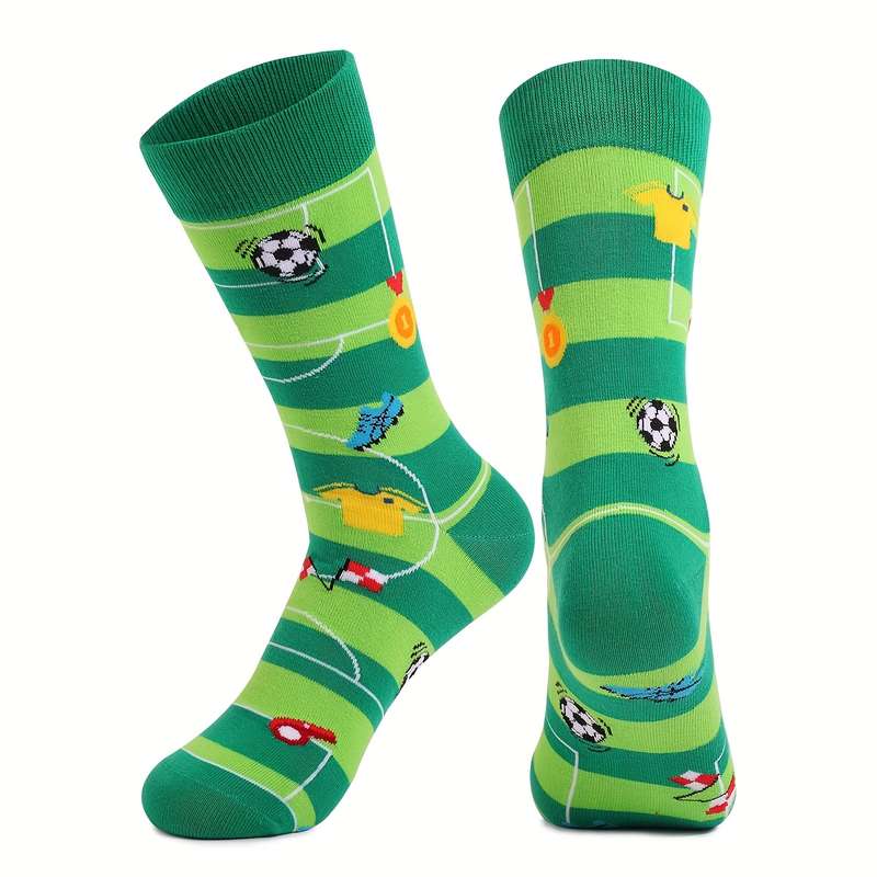 1 Pair Green One Size Socks