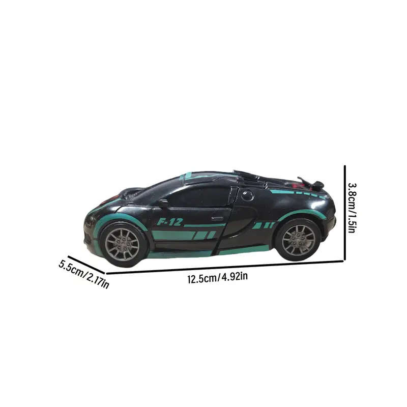 New Cool Deformation Mecha Toy Car Youngsters's Inertia Collision Deformation Toy Car