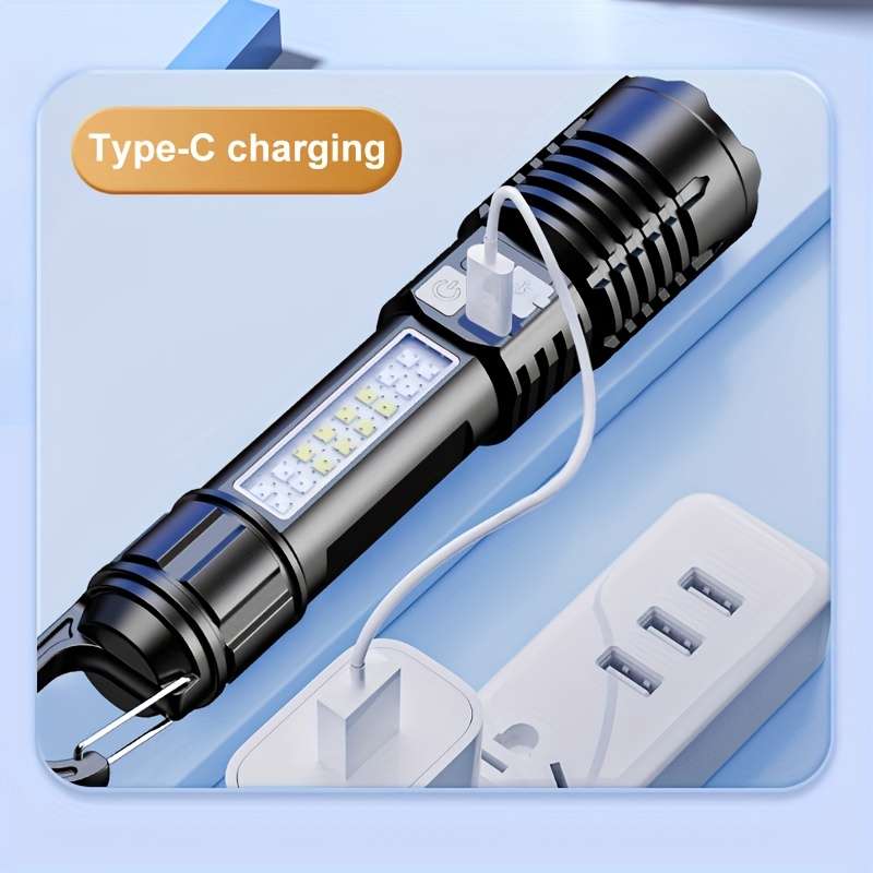 1PC Flashlight With Hook Flashlight