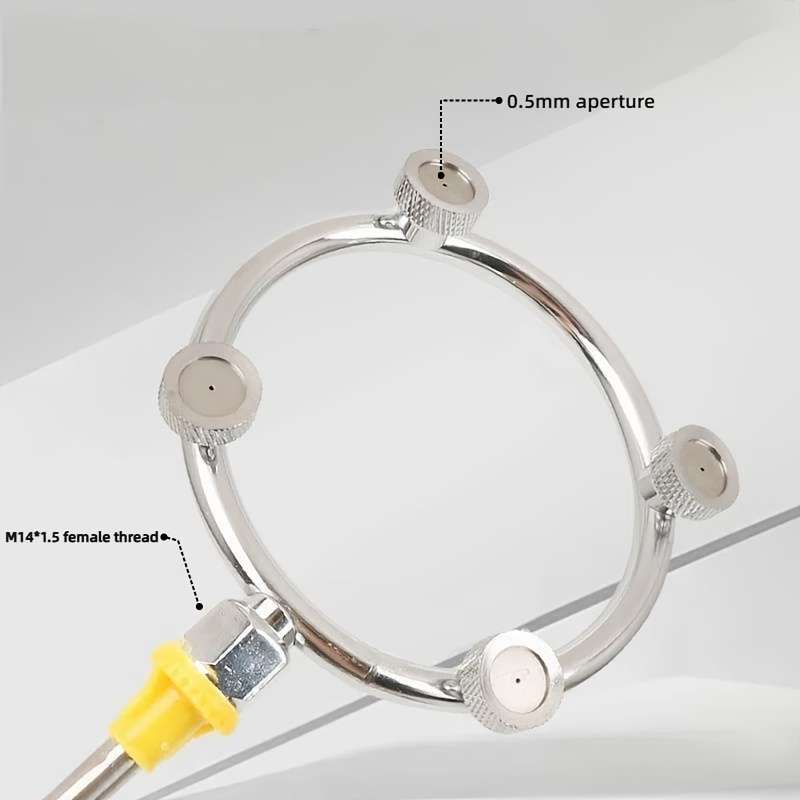 1Pc 3 Nozzles Stainless Steel Garden Sprayer Adjustable Pressure
