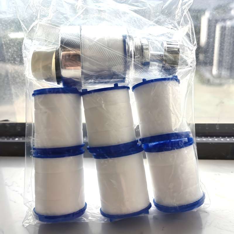 1pc 6-in-1 Combination Home Kitchen Faucet Water Filter System Metal and Plastic Non-Electric Un