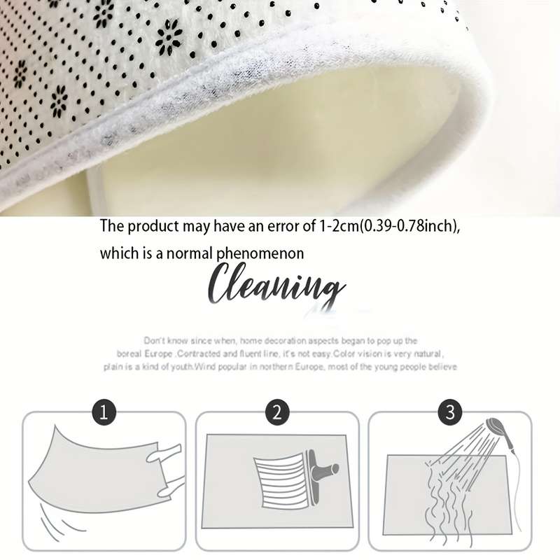 1Pc 50x80cm 19.7x31.5inch Floor Mat