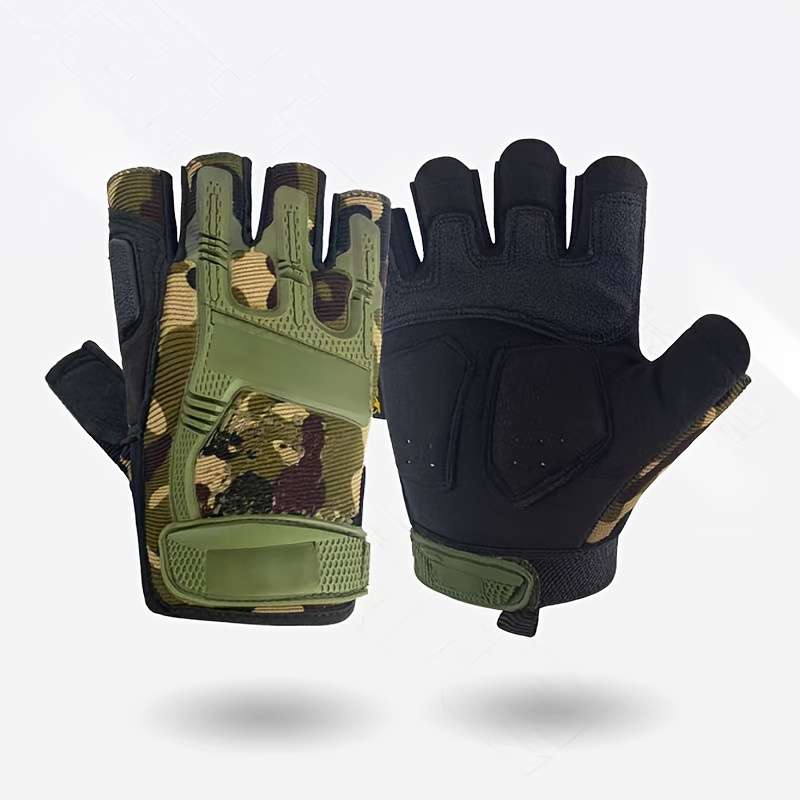 1 Pair Yellow Outdoor Sports Gloves