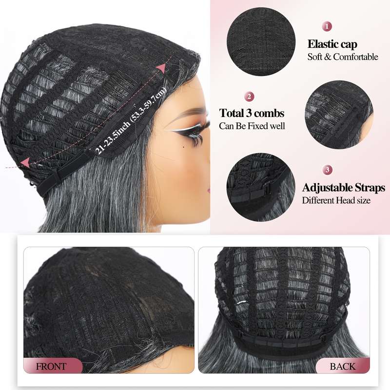 1Pc Color A 25.4cm Fashion Design Wig