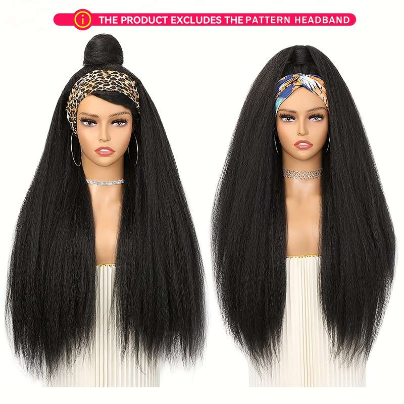 1Pc Burgundy 55.88cm Fashion Design Wig