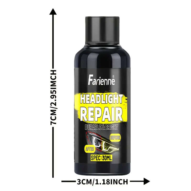 1pc Headlight Restore and Protect Cream Removes Yellowing and Dullness Restores Brightness and Clari