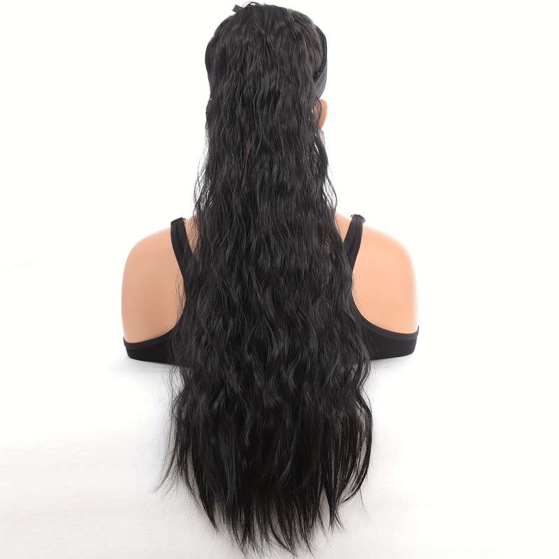 1Pc Black 40.64cm Fashion Design Wig