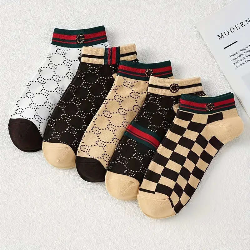10Pairs of Thin Sweat-Absorbent Breathable Versatile Light Luxury Fashion Versatile Shallow Mouth Sh