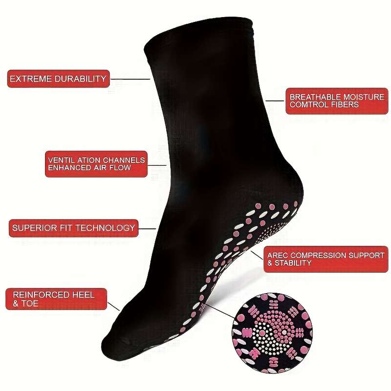 1Pairs Sock Black  One Size