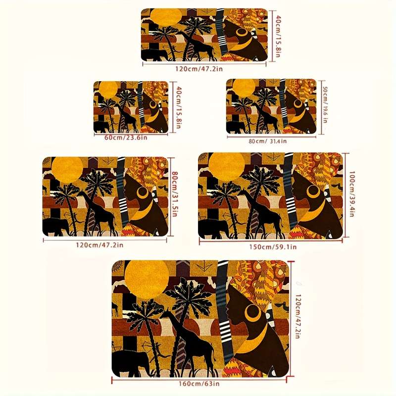 1Pc 31.49x47.24inch 80x120cm Floor Mat