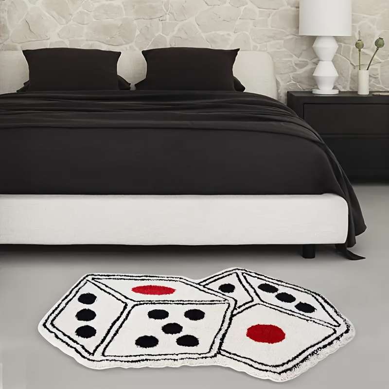 1Pc Black 19.7x31.5inch 50x80cm Floor Mat