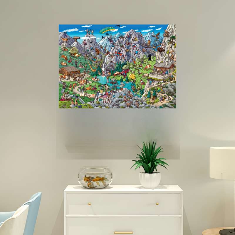1000 Piece Paper Jigsaw Puzzle For Adults