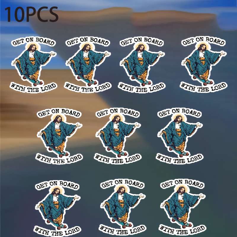1pc Jesus Christian Themed Stickers