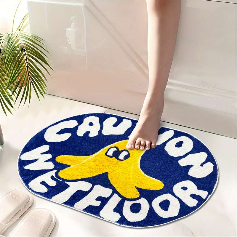 1Pc Blue 15.75x23.62inch 40x60cm Floor Mat