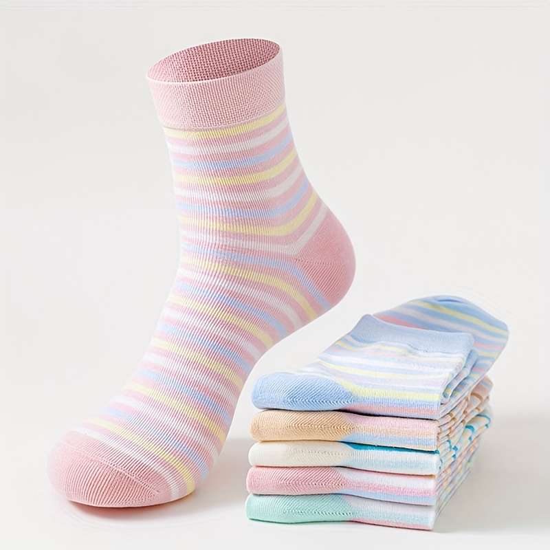 5 Pairs Randomly Send One Size High Elastic Socks