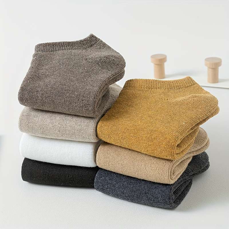 1Pairs Sock Seven Pairs Of Mixed Colors  One Size