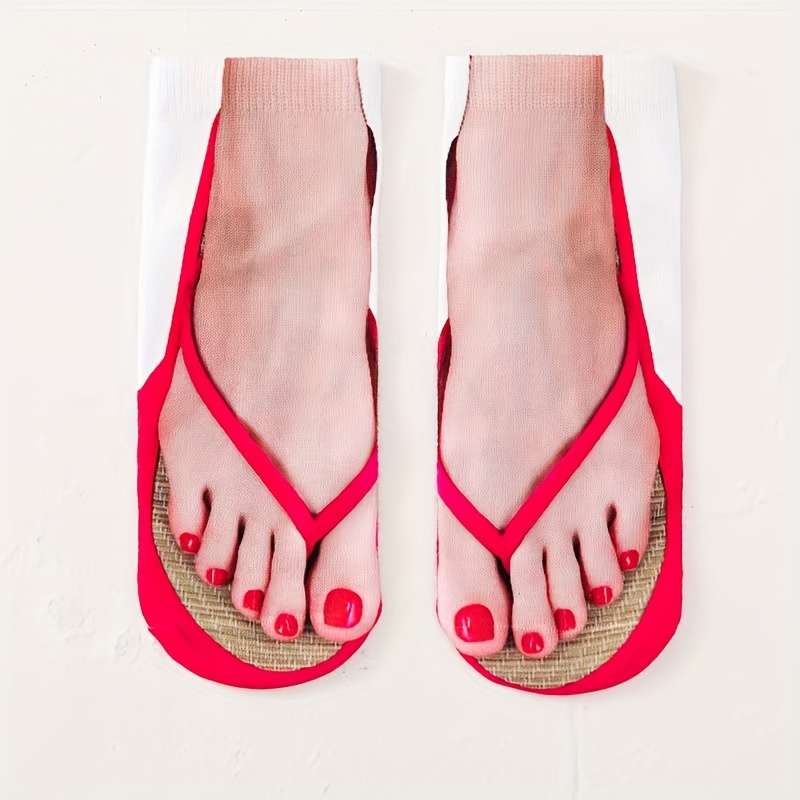 6 Pairs Of Models One Size High Elastic Socks