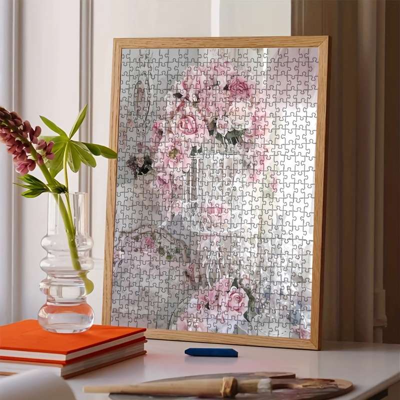 1000pcs Giant Flower Bouquet Puzzle 50x70cm 19.7x27.6in Premium Thick Durable Pap