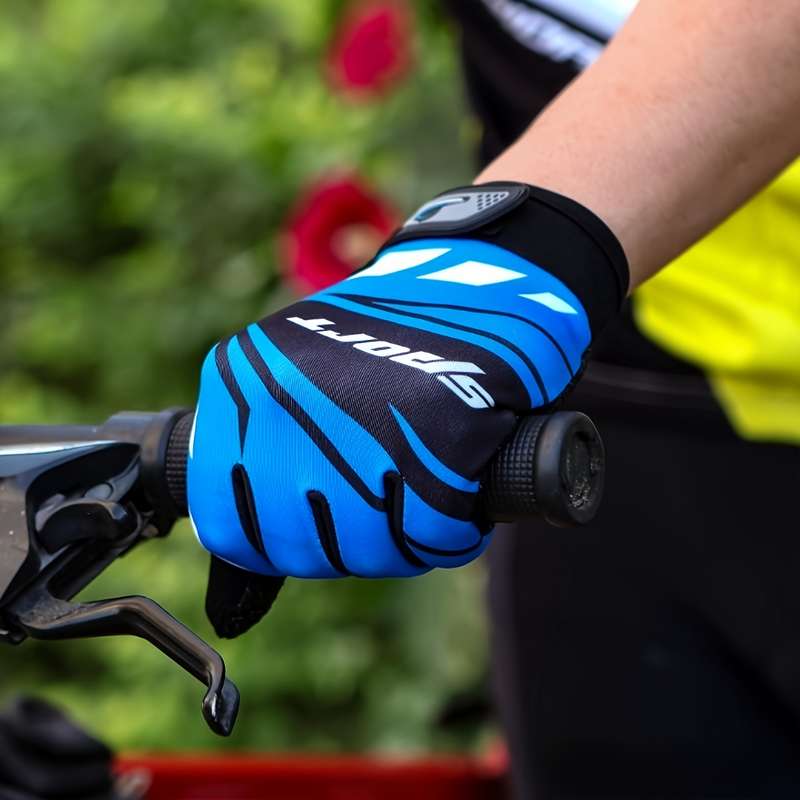 1 Pair Simple Black One Size Outdoor Sports Gloves