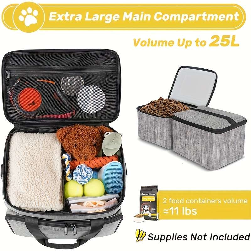 1pc Grey Pet Bag