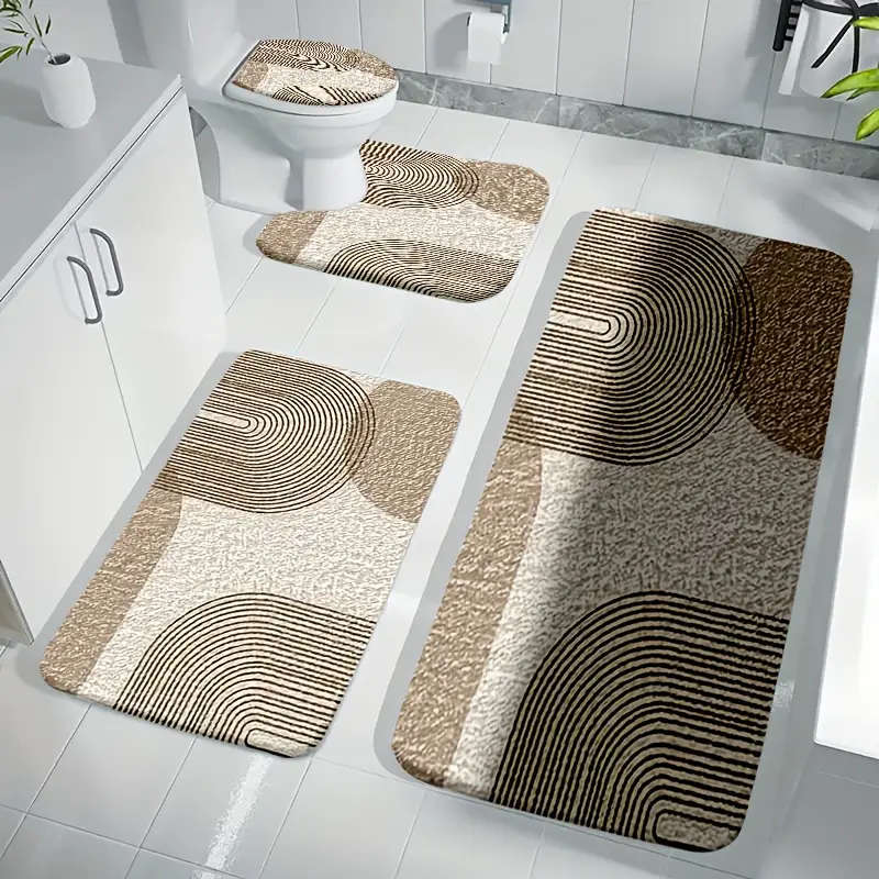 4-Piece Bath Mat Set