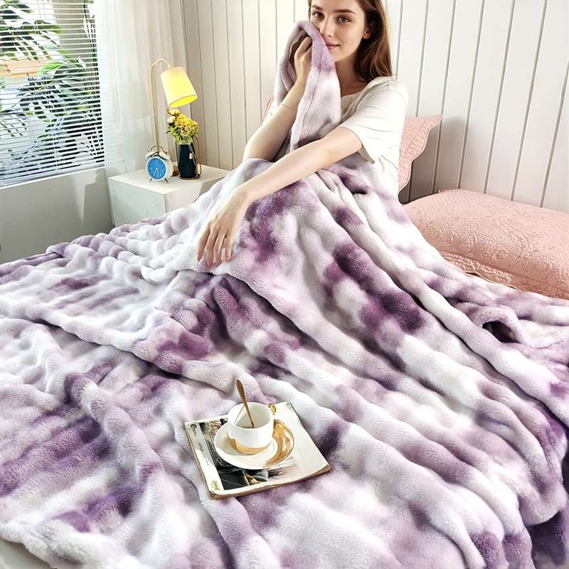 1ps Blanket Color Light Coffee size 200x230cm