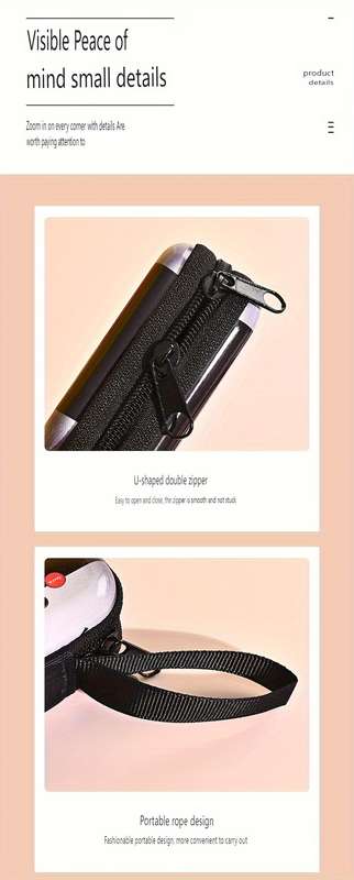 1pc New Trendy Coin Purse Record Tape Coin Purse Data Cable Headphone Storage Bag