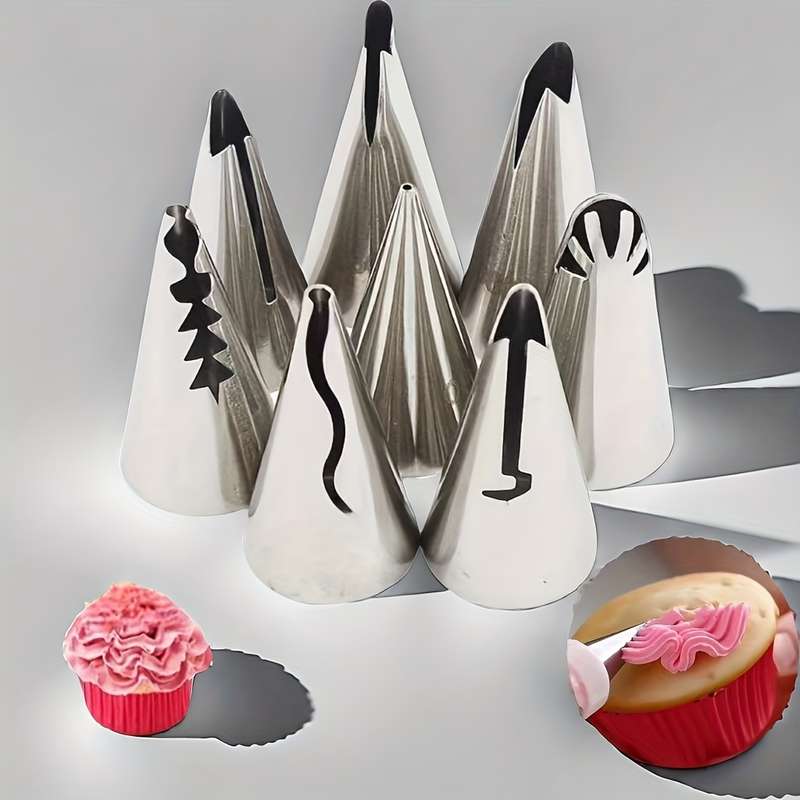 7pcs Stainless Steel Cutlery Set Playful Patterns Polka Dots Food-Safe Dinnerware Ideal