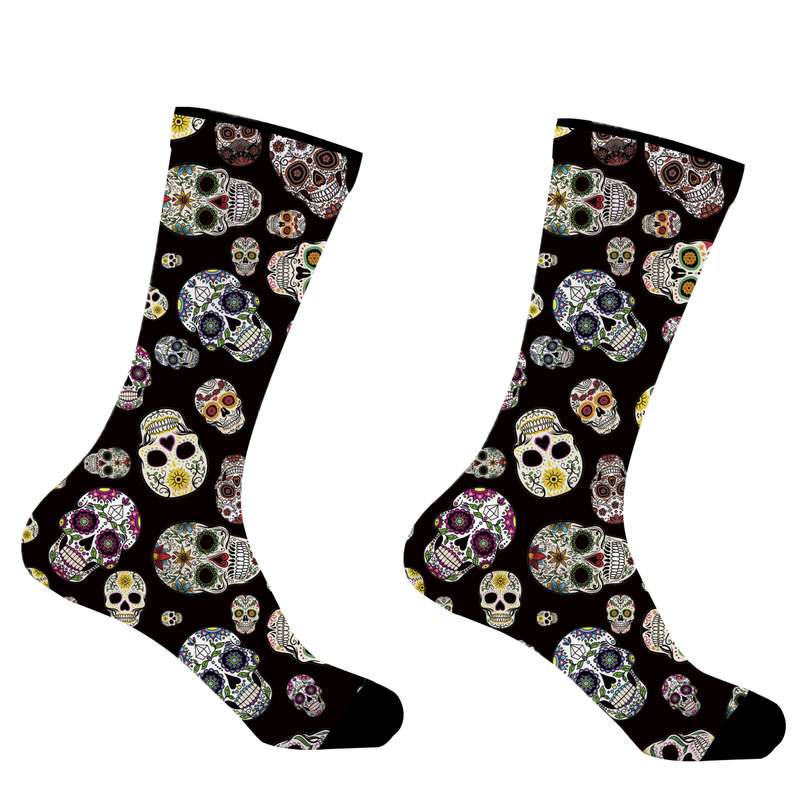 1 Pair Black One Size Socks
