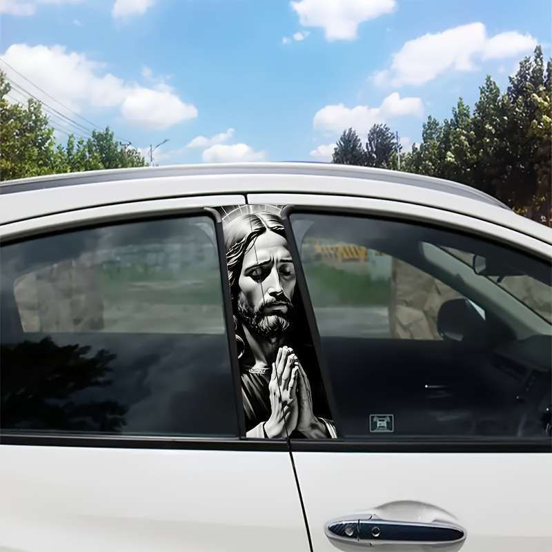 2pcs Jesus Christian Themed Stickers