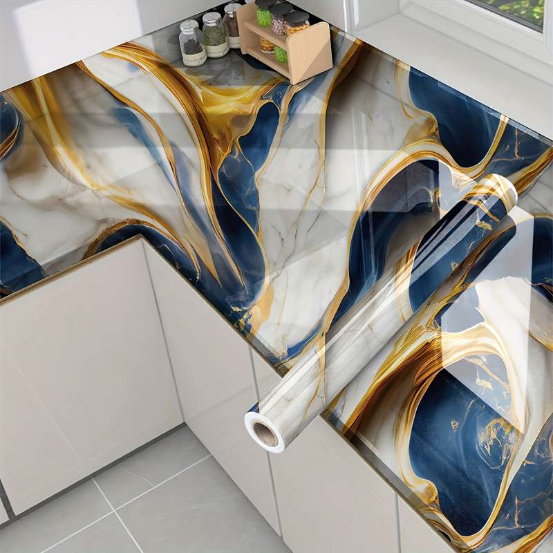 1PC Wall StickersHaze Blue40X300CM 15.7X118.1in