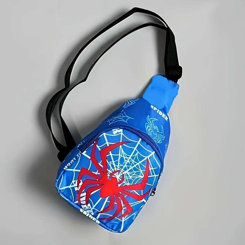 1pc Kids Mini Backpack Lightweight Fade-Resistant Crossbody Bag with Adjustable Strap Polyester Line