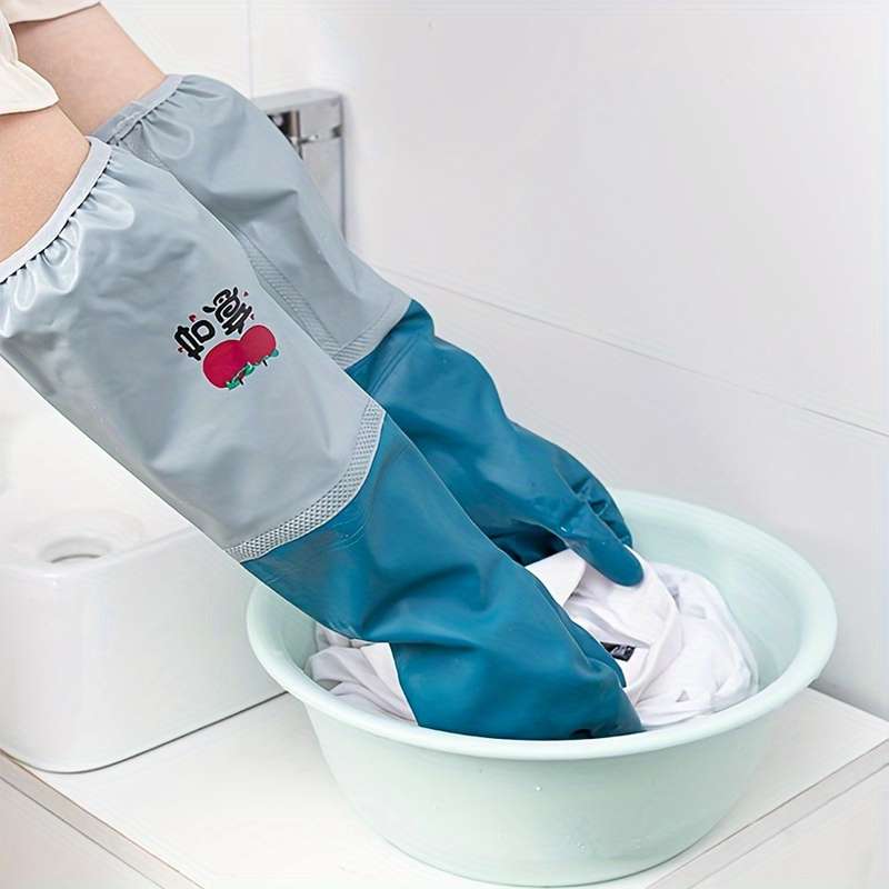 1 Pair Open Style Household Cleaning Gloves