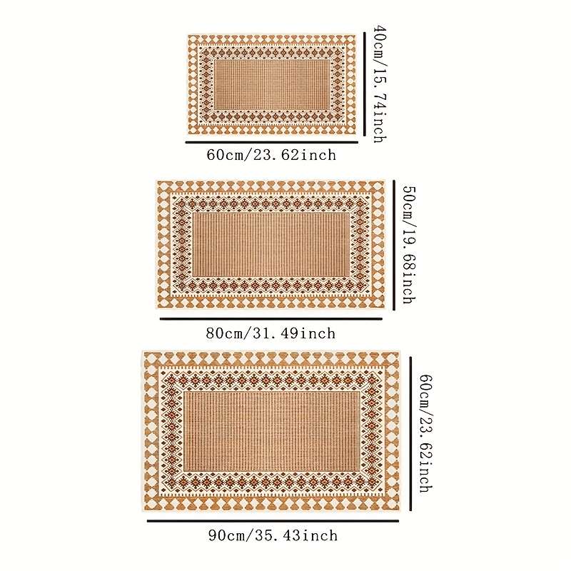 1Pc 15.74x23.62inch 40x60cm Floor Mat