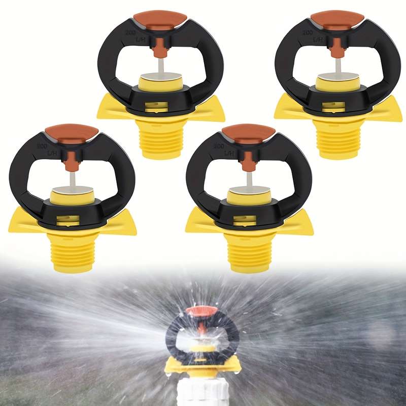 4Pcs 4 Point Rotating Sprinkler Nozzles
