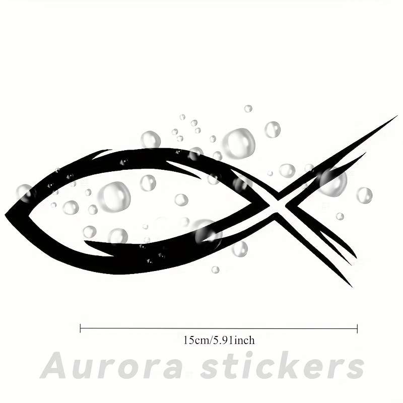 1pc Black Jesus Christian Themed Stickers