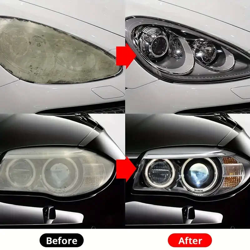 Miracle Headlight Renewal Cream - Powerful Anti-Oxidation & Scratch Repair - Instantly Brightens and