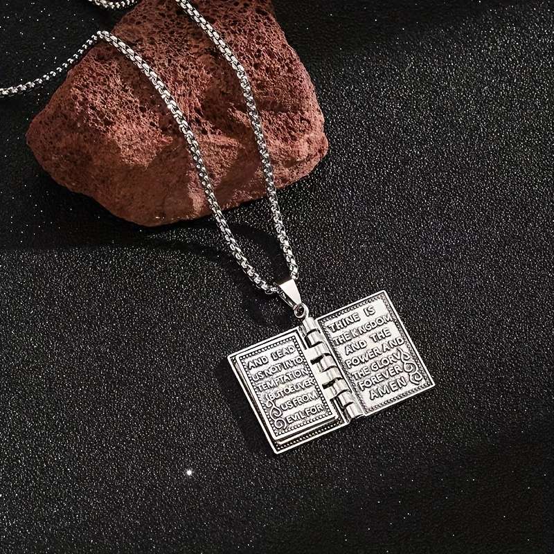 1 Piece Bible Jesus Theme Pendant