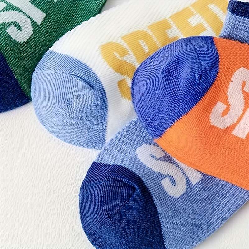 5 Pairs Size M 1 To 4Y High Elastic Socks