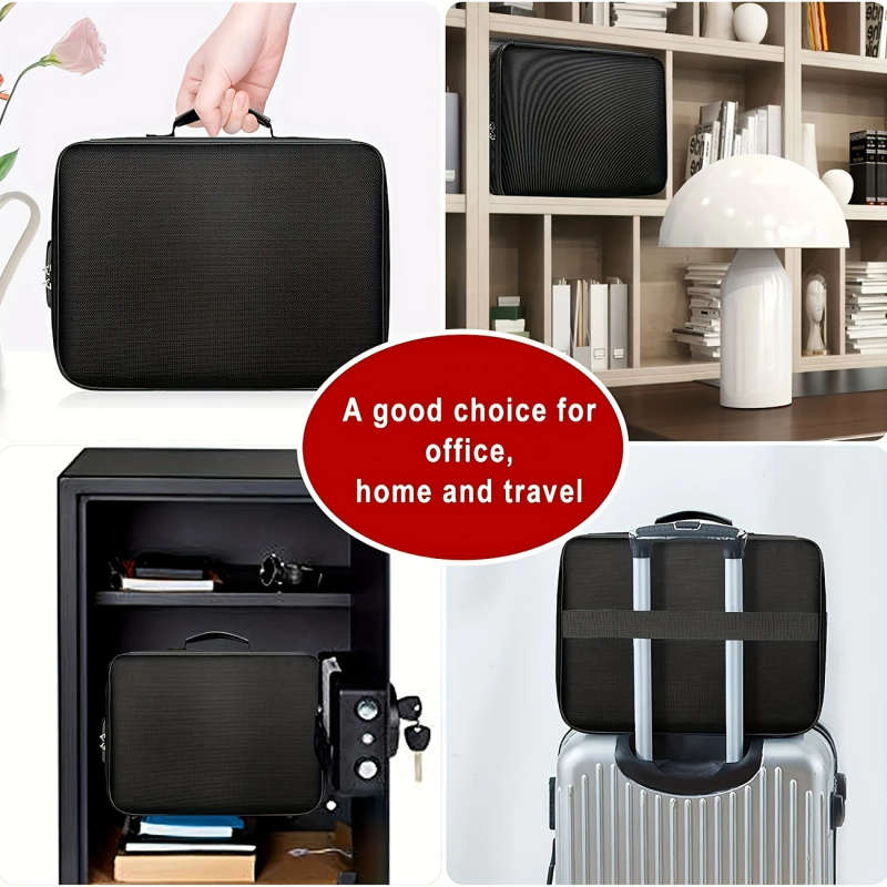 Lockable Document Bag With Money Pocket