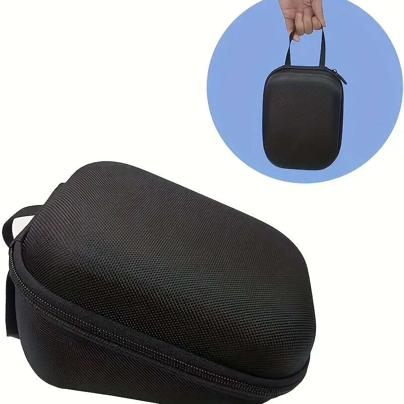 1pc Durable Portable Blood Pressure Monitor Handbag with Strap Household Protection Hard Case Storag