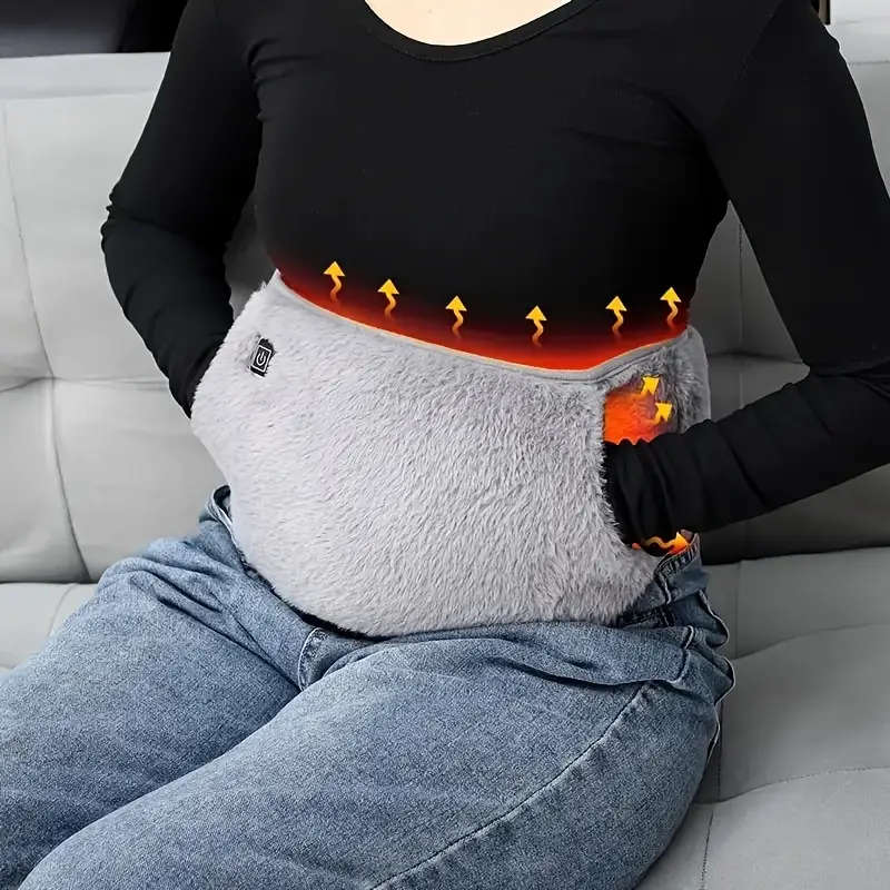 Glow Warmth, USB-Powered Portable Waist & Hand Warmer - Perfect Christmas Gift for Women, Ideal for