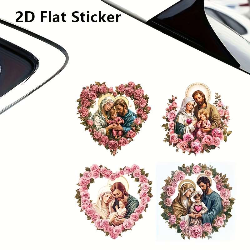 1pc Cartoon Jesus Christian Themed Stickers