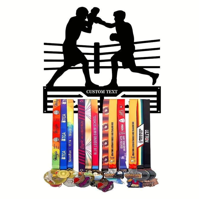 Custom Boxing Medals Display StandPersonalized Metal Wall Sculpture for Home  Outdoor Decoration